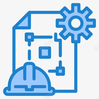 工程学工程学86蓝色图标图标