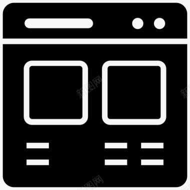 网页内容版面用户界面图标图标