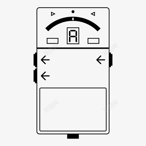 吉他调谐器低音音乐图标svg_新图网 https://ixintu.com 低音 吉他 调谐器 踏板 音乐