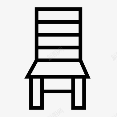 椅子卧室家具图标图标