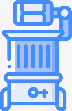 洗衣机古董2蓝色图标图标