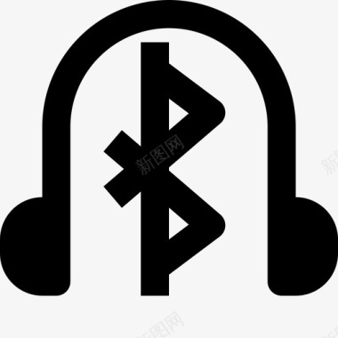 耳机声音和音乐2填充图标图标