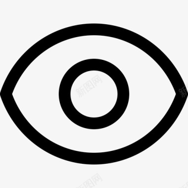 可见性界面92线性图标图标