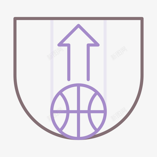 投掷篮球58线颜色图标svg_新图网 https://ixintu.com 投掷 篮球 颜色