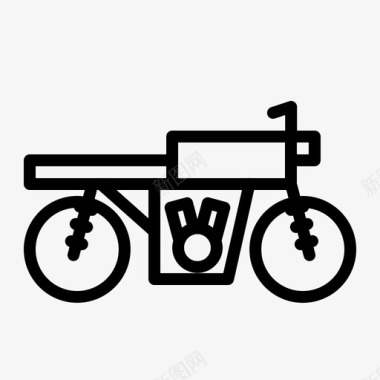 摩托车自行车骑手图标图标