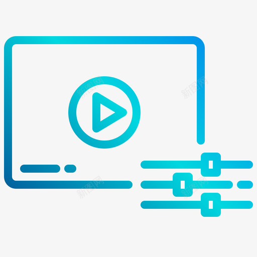 视频编辑音视频1线性梯度图标svg_新图网 https://ixintu.com 梯度 线性 编辑 视频 音视频