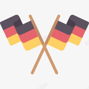 德国国旗德国15扁平图标图标