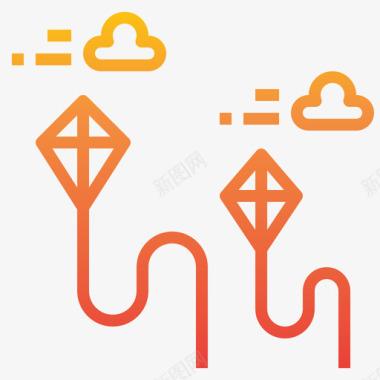 风筝爱好18坡度图标图标
