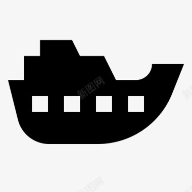 船游轮班轮图标图标
