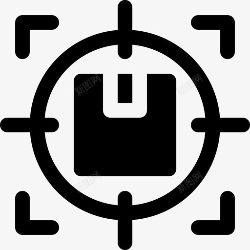 跟踪交付132已填充图标svg_新图网 https://ixintu.com 交付 填充 跟踪