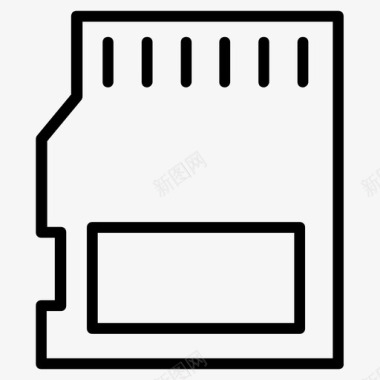 存储卡芯片硬件图标图标