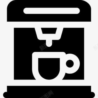 咖啡机智能家居35填充图标图标