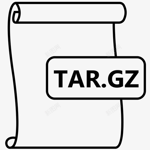 targz压缩文件文件格式图标svg_新图网 https://ixintu.com tarball targz tarz 压缩 文件 格式