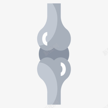 膝关节人体解剖学4扁平图标图标