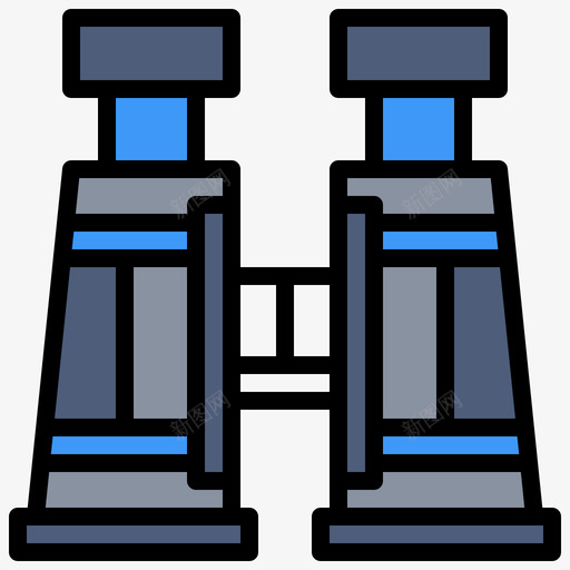 双筒望远镜高尔夫45线性颜色图标svg_新图网 https://ixintu.com 双筒 望远镜 线性 颜色 高尔夫