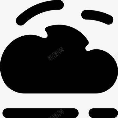 云彩天气252填充图标图标