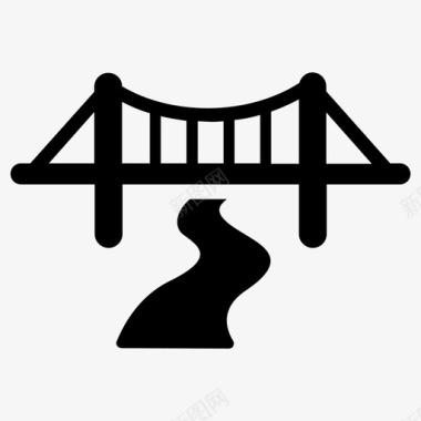 桥梁基础设施立交桥图标图标