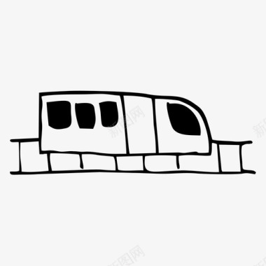 火车快车运输图标图标