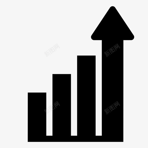 统计柱状图业务图标svg_新图网 https://ixintu.com 业务 办公 柱状 统计 财务