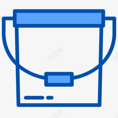 桶居家3蓝色图标图标