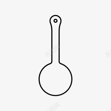 勺子陶器叉子图标图标
