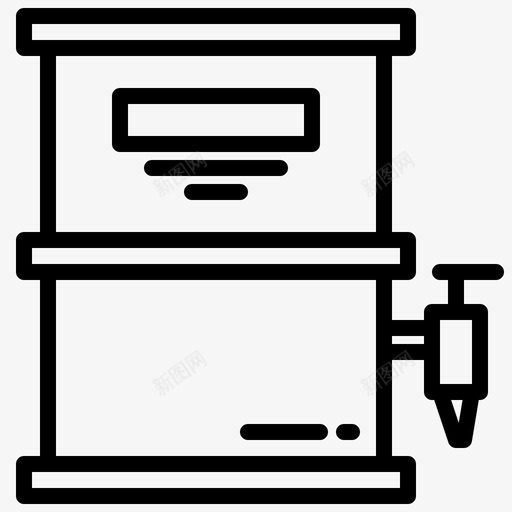 小桶酿造啤酒直链图标svg_新图网 https://ixintu.com 啤酒 小桶 直链 酿造