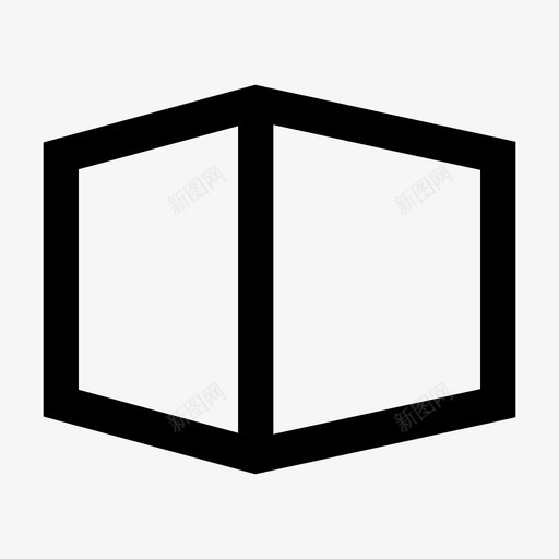送货礼品盒子图标svg_新图网 https://ixintu.com 产品 包装 盒子 礼品 购物 送货