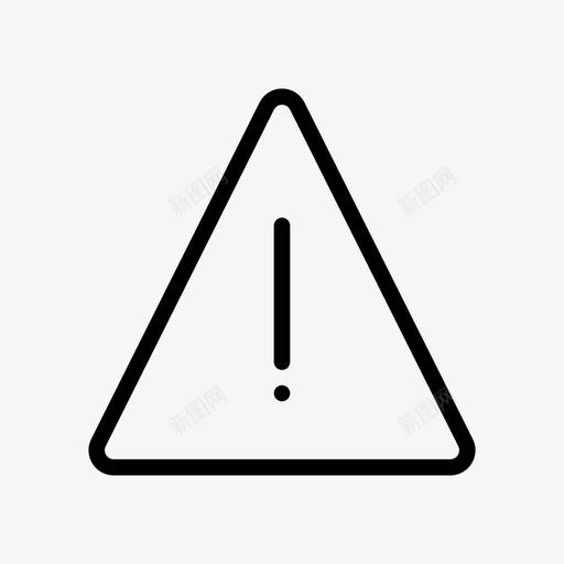错误危险感叹号图标svg_新图网 https://ixintu.com 危险 叹号 感叹 数据库 标志 标志符 符号 警告 错误