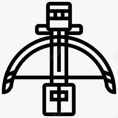 十字弓美洲原住民3直系图标图标