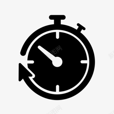 计时器截止日期性能图标图标