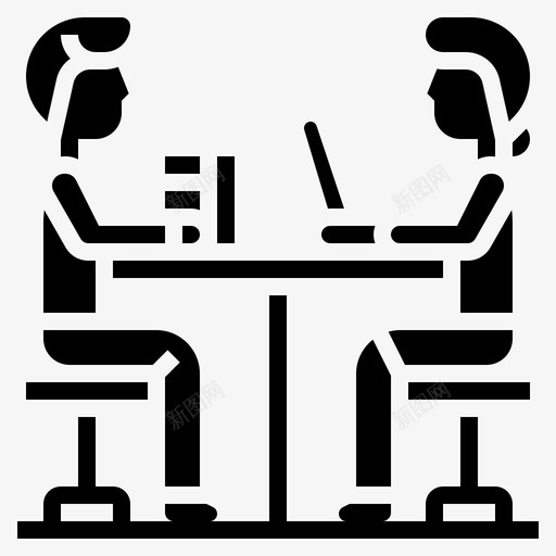 员工公司结构11字形图标svg_新图网 https://ixintu.com 公司 员工 字形 结构