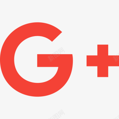 GooglePlus社交标识3扁平图标图标