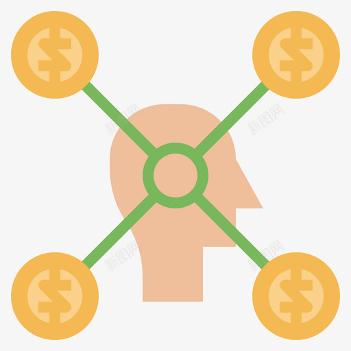 金钱百万富翁习惯1平淡图标svg_新图网 https://ixintu.com 习惯 平淡 百万富翁 金钱