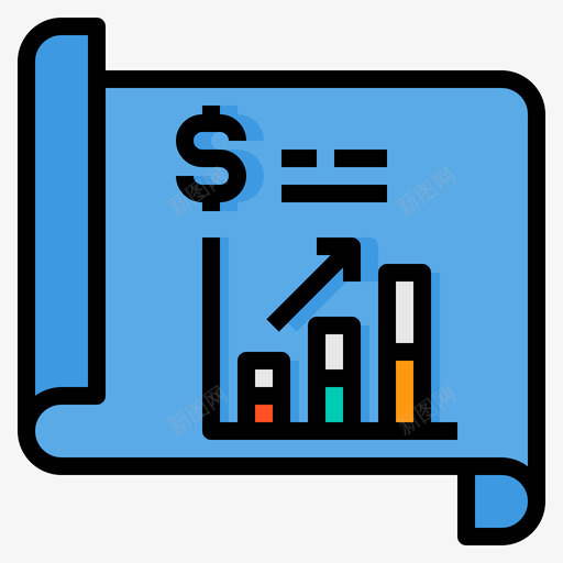 分析会计32线性颜色图标svg_新图网 https://ixintu.com 会计 分析 线性 颜色