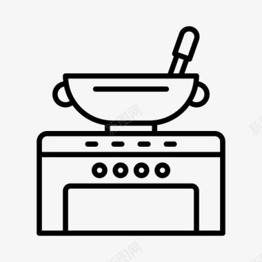 烹饪活动日常图标图标
