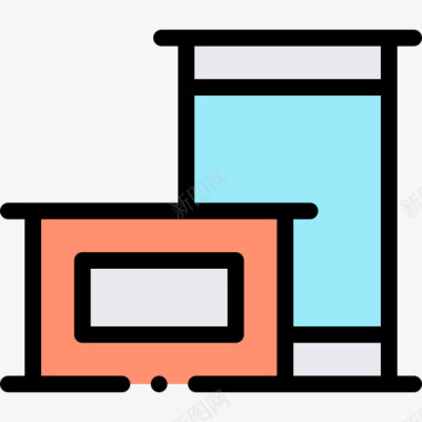 罐装食品冒险61线性颜色图标图标