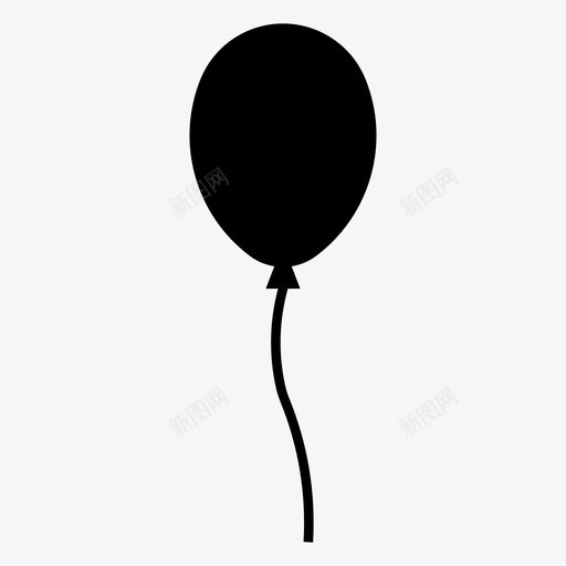 气球空气婴儿图标svg_新图网 https://ixintu.com 婴儿 家庭设备 气球 生日 空气 聚会