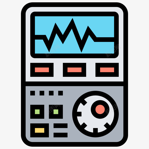 仪表工具电子测量3线性颜色图标svg_新图网 https://ixintu.com 仪表 工具 测量 电子 线性 颜色