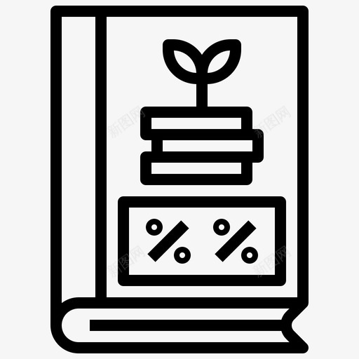 图书书店1线性图标svg_新图网 https://ixintu.com 书店 图书 线性