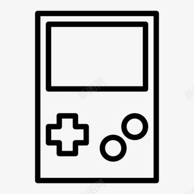 手持式游戏机手持游戏机小工具图标图标