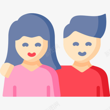 夫妻人际关系和情感23平淡图标图标