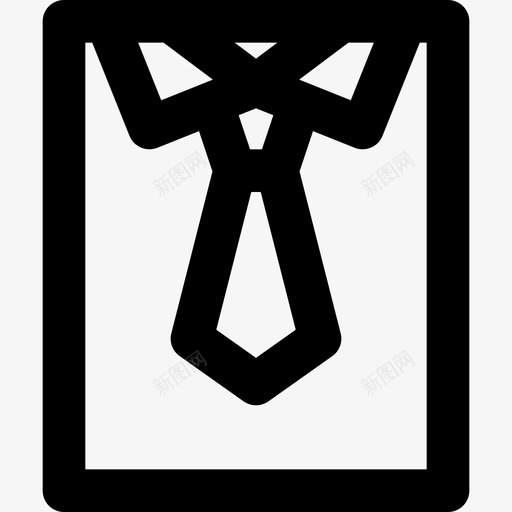 领带父亲节直系图标svg_新图网 https://ixintu.com 父亲节 直系 领带