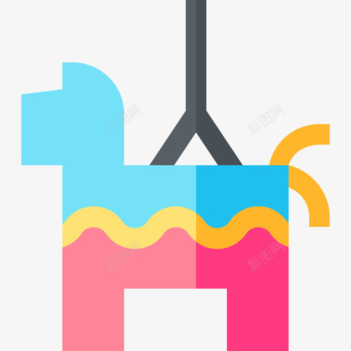Piatapartyandcelebration28已填充图标svg_新图网 https://ixintu.com Piata and celebration party 填充
