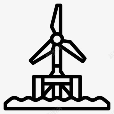 风能可再生能源35概述图标图标