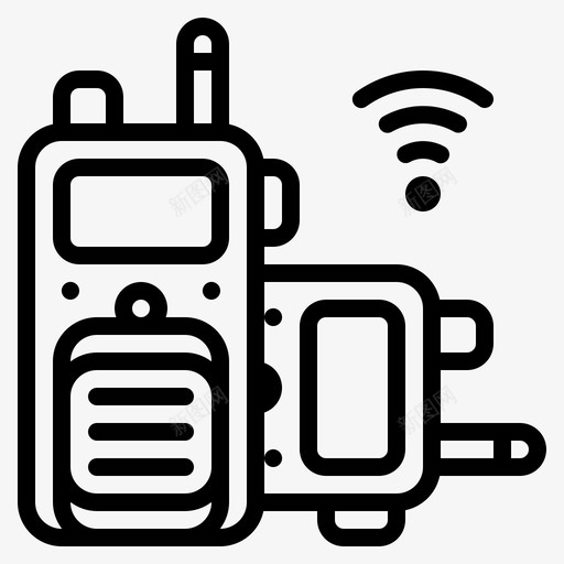 对讲机小工具收音机图标svg_新图网 https://ixintu.com usb wifi 对讲机 小工 工具 收音机 电子产品