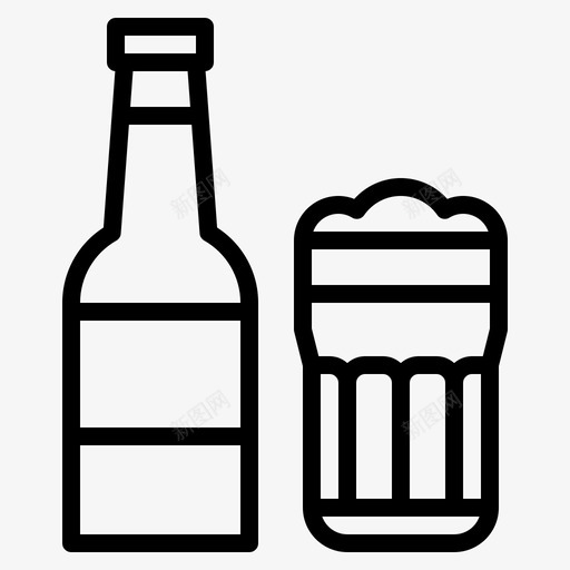 啤酒饮料45概述图标svg_新图网 https://ixintu.com 啤酒 概述 饮料