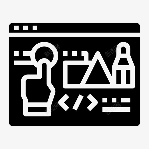 网页未来商业坚实图标svg_新图网 https://ixintu.com 商业 坚实 未来 网页设计
