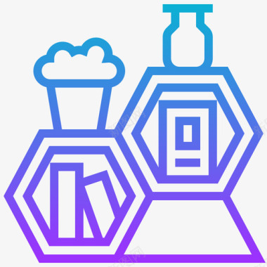 书架家装71梯度图标图标