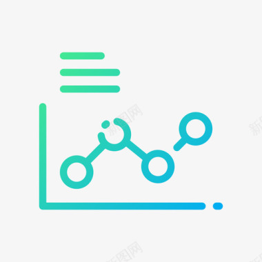 折线图众筹53梯度图标图标