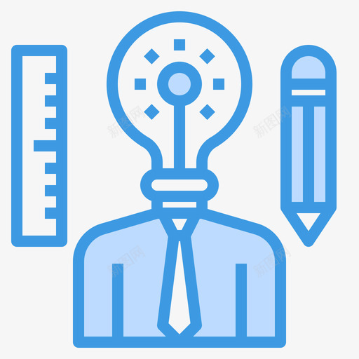 理念教育和学习15蓝色图标svg_新图网 https://ixintu.com 学习 教育 理念 蓝色